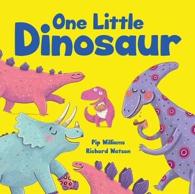Book cover for One Little Dinosaur