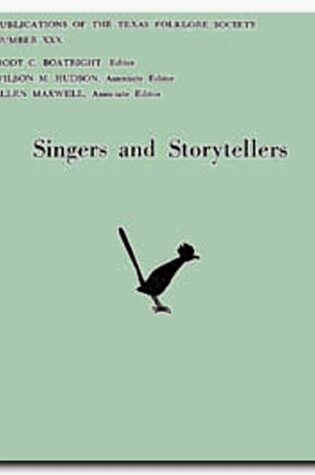 Cover of Singers and Storytellers