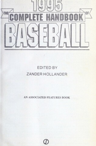 Cover of 1995 Baseball Complete Handboo