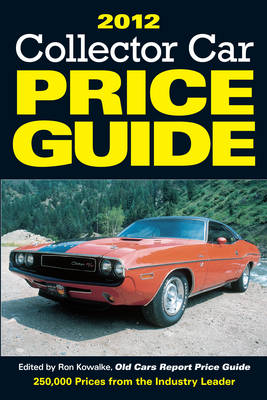 Book cover for Collector Car Price Guide 2012