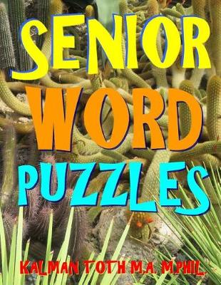 Book cover for Senior Word Puzzles