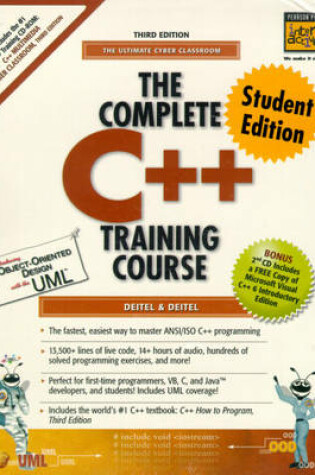 Cover of The Complete C++ Training Course, Student Edition