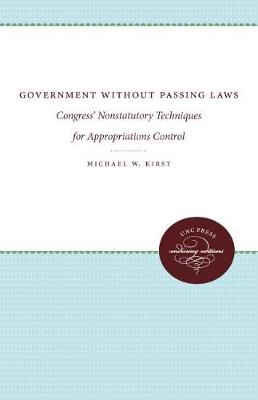 Book cover for Government Without Passing Laws