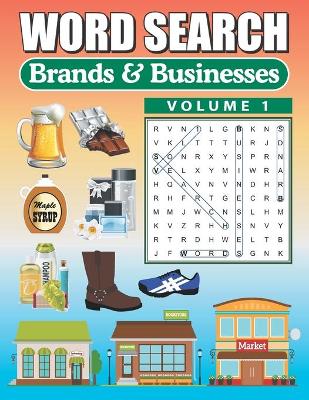 Book cover for Word Search Brands & Businesses Vol 1