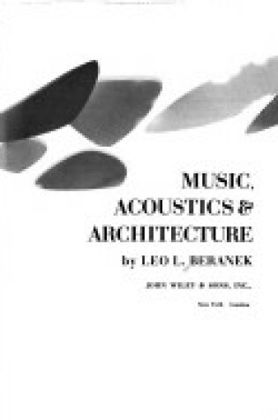 Cover of Music, Acoustics and Architecture