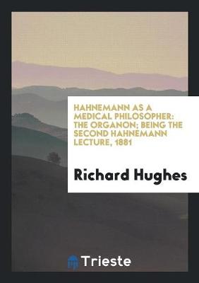 Book cover for Hahnemann as a Medical Philosopher