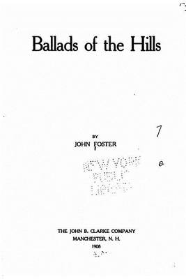 Book cover for Ballads of the Hills