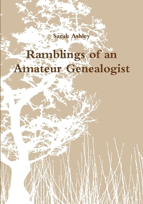 Book cover for Ramblings of an Amateur Genealogist