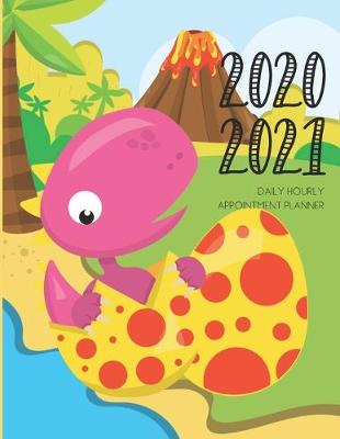 Cover of Daily Planner 2020-2021 Dinosaur 15 Months Gratitude Hourly Appointment Calendar