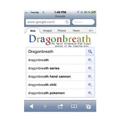 Book cover for Dragonbreath 2012