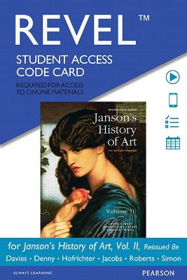 Book cover for Revel Access Code for Janson's History of Art
