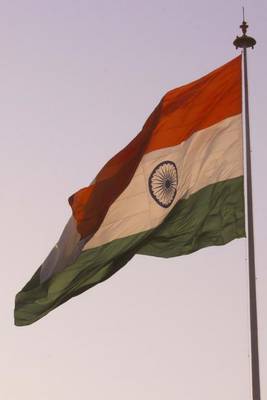 Book cover for Indian Flag Blowing in the Wind