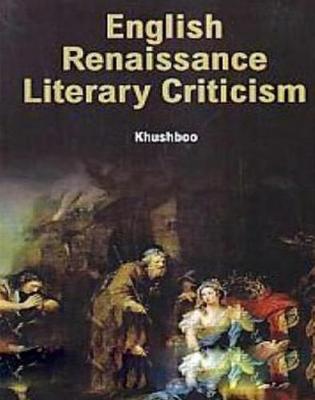 Cover of English Renaissance Literary Criticism