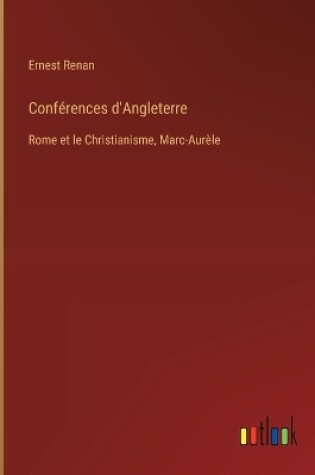 Cover of Conf�rences d'Angleterre