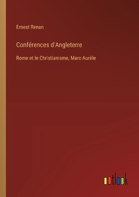 Book cover for Conf�rences d'Angleterre