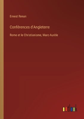 Book cover for Conférences d'Angleterre