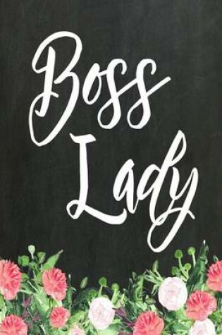 Cover of Chalkboard Journal - Boss Lady (White)