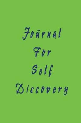 Book cover for Journal For Self Discovery