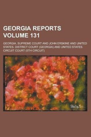 Cover of Georgia Reports Volume 131