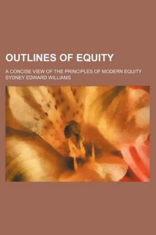 Cover of Outlines of Equity; A Concise View of the Principles of Modern Equity