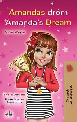 Book cover for Amanda's Dream (Swedish English Bilingual Book for Kids)