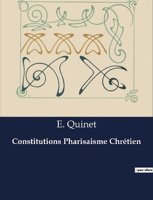 Book cover for Constitutions Pharisaisme Chrétien