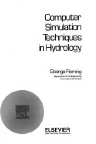 Cover of Computer Simulation Techniques in Hydrology