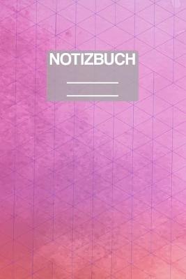 Cover of Notizbuch A5 Muster Wasserfarbe Lila Abstrakt