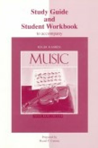 Cover of Study Guide and Student Workbook to Accompany Music