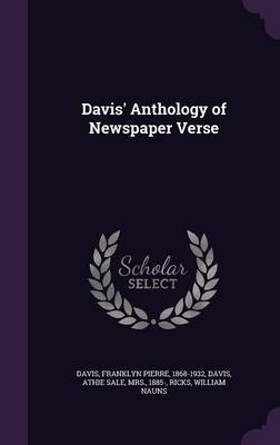 Book cover for Davis' Anthology of Newspaper Verse