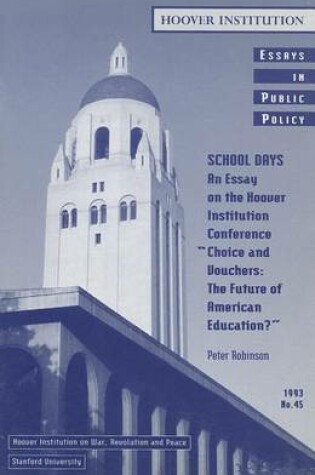 Cover of School Days