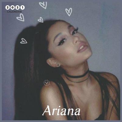 Book cover for Ariana 2021 Calendar