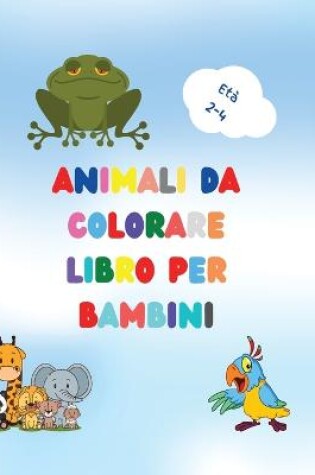 Cover of Libro da colorare di animali per bambini