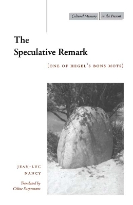 Cover of The Speculative Remark