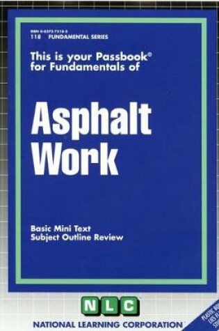 Cover of ASPHALT WORK