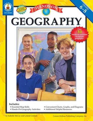 Book cover for Hands-On Geography, Grades 6 - 8