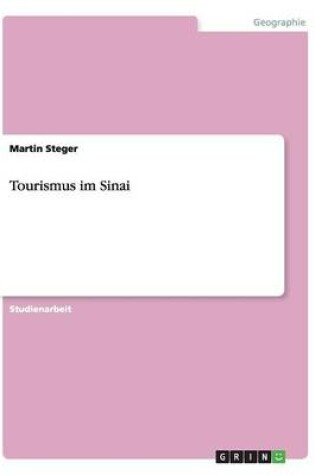 Cover of Tourismus im Sinai