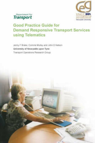 Cover of Good Practice Guide for Demand Responsive Transport Services Using Telematics