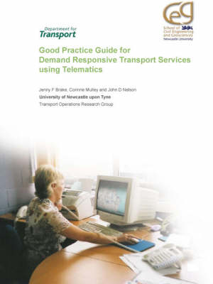 Book cover for Good Practice Guide for Demand Responsive Transport Services Using Telematics