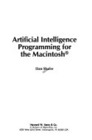 Cover of Artificial Intelligence Programming on the Macintosh