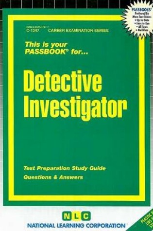 Cover of Detective Investigator