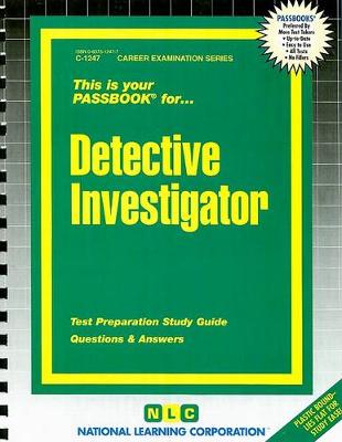 Book cover for Detective Investigator