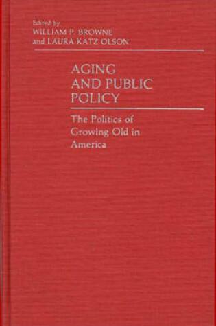 Cover of Aging and Public Policy