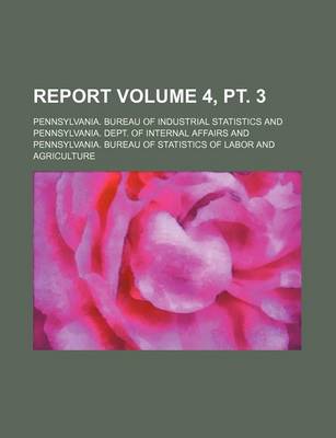 Book cover for Report Volume 4, PT. 3