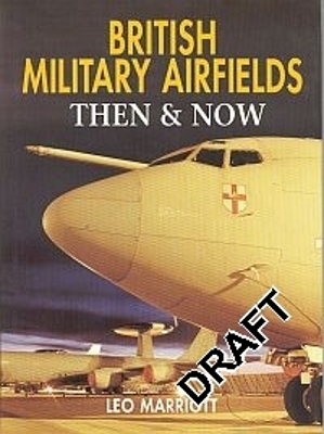 Book cover for British Military Airfields Then and Now