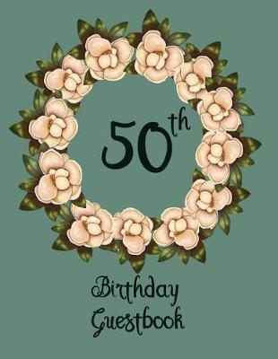 Book cover for Birthday Guest Book 50th