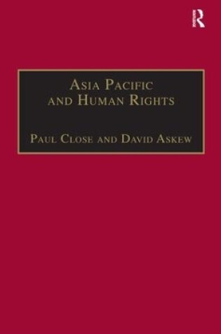Cover of Asia Pacific and Human Rights