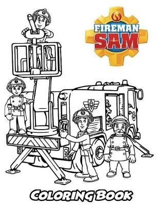 Book cover for Fireman Sam Coloring Book