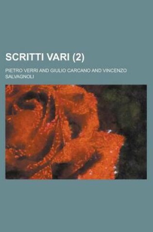 Cover of Scritti Vari (2 )