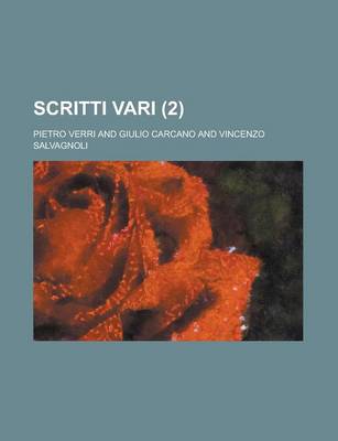 Book cover for Scritti Vari (2 )